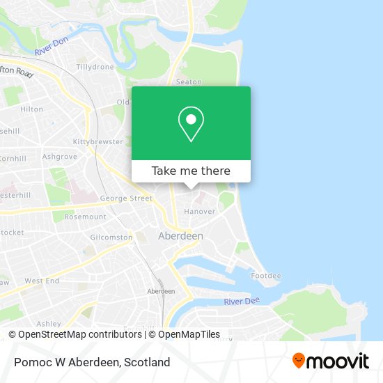Pomoc W Aberdeen map