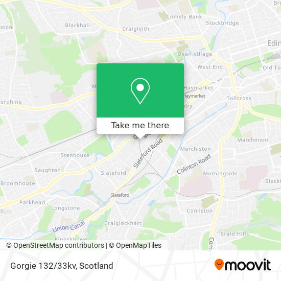 Gorgie 132/33kv map