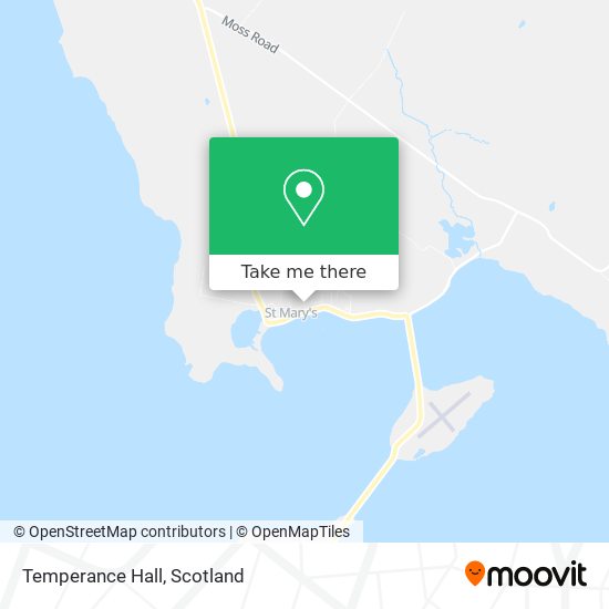 Temperance Hall map
