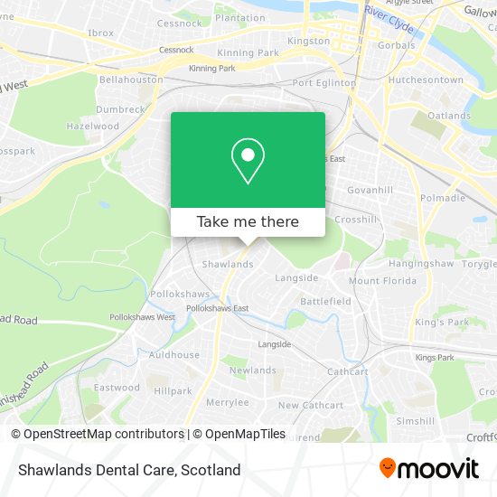 Shawlands Dental Care map