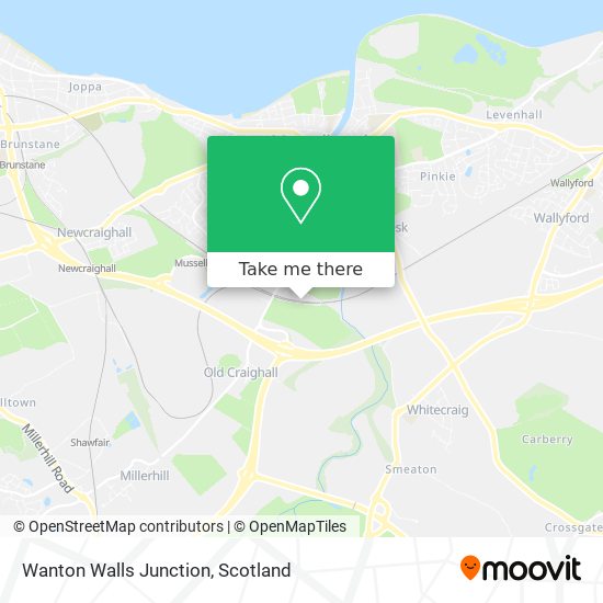 Wanton Walls Junction map