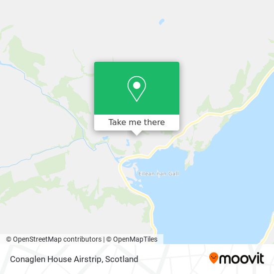 Conaglen House Airstrip map