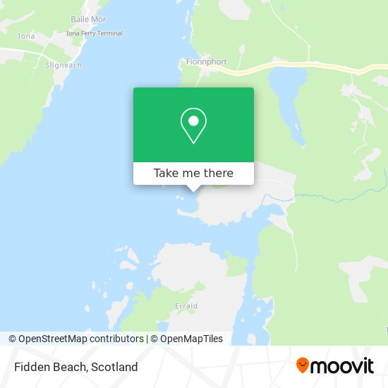 Fidden Beach map
