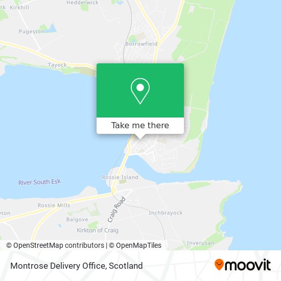 Montrose Delivery Office map