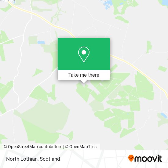 North Lothian map