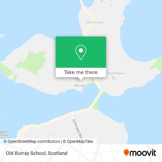 Old Burray School map