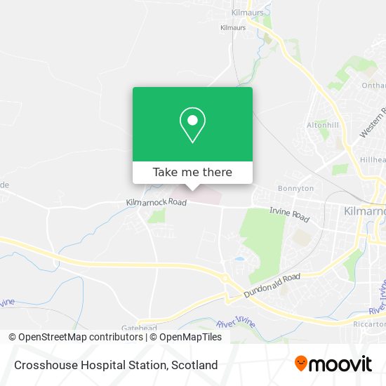 Crosshouse Hospital Station map