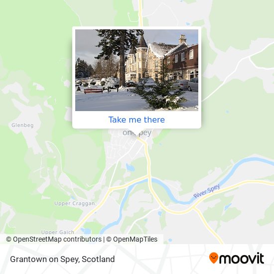 Grantown on Spey map