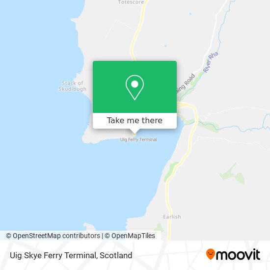 Uig Skye Ferry Terminal map
