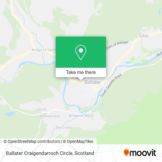 Ballater Craigendarroch Circle map