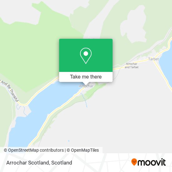 Arrochar Scotland map