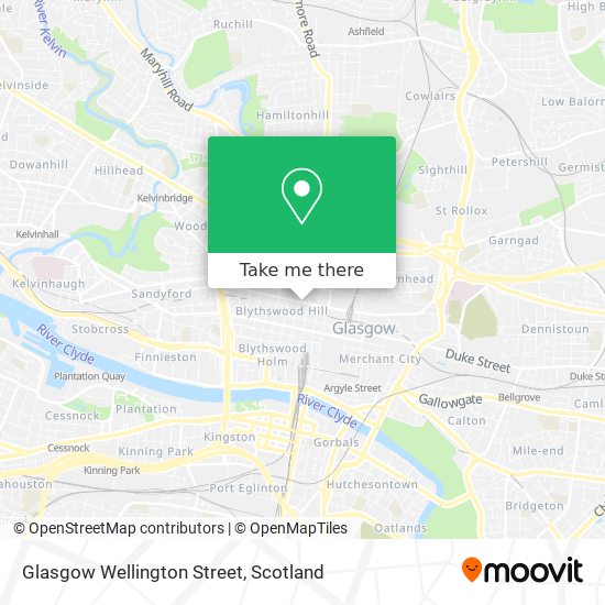 Glasgow Wellington Street map