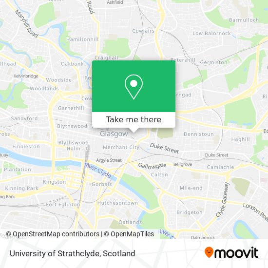 University of Strathclyde map