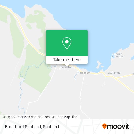 Broadford Scotland map