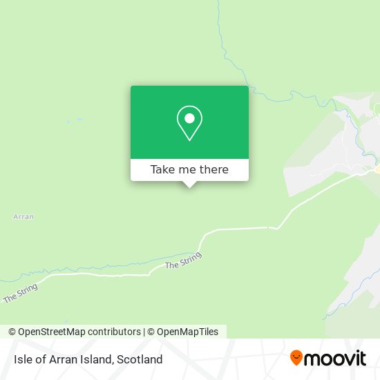 Isle of Arran Island map