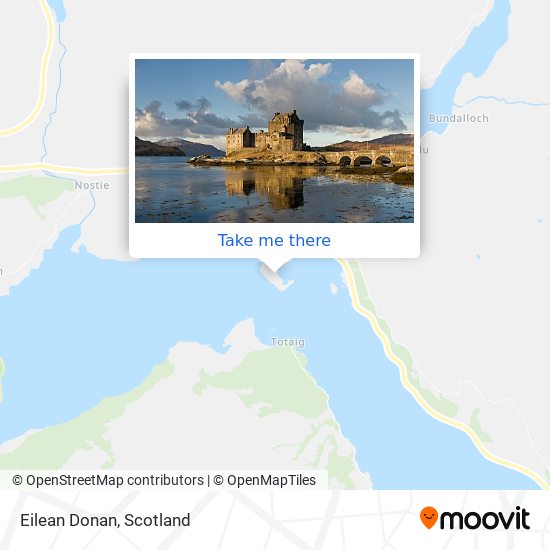 Eilean Donan map
