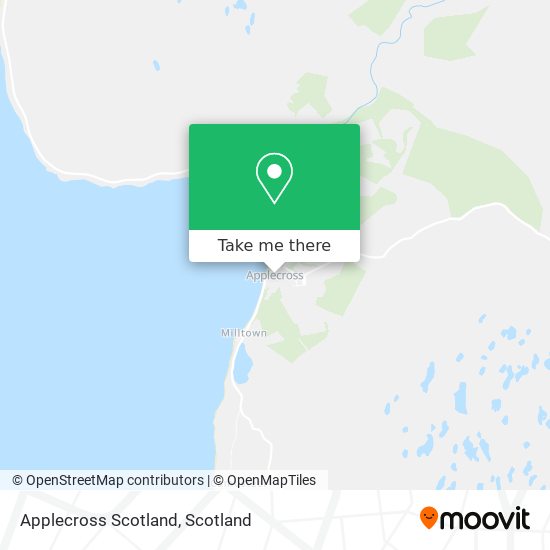 Applecross Scotland map