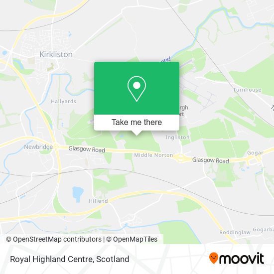 Royal Highland Centre map