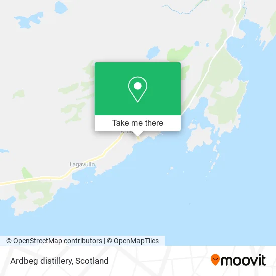 Ardbeg distillery map