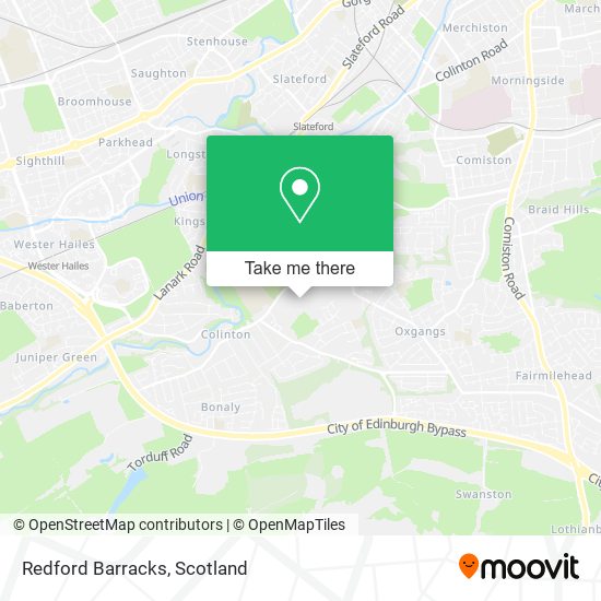 Redford Barracks map
