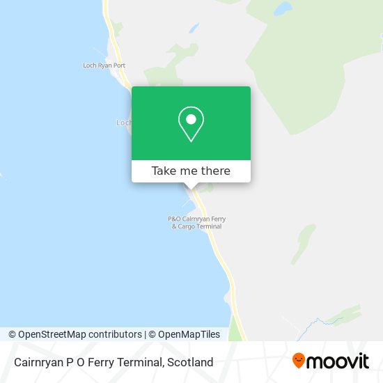 Cairnryan P O Ferry Terminal map