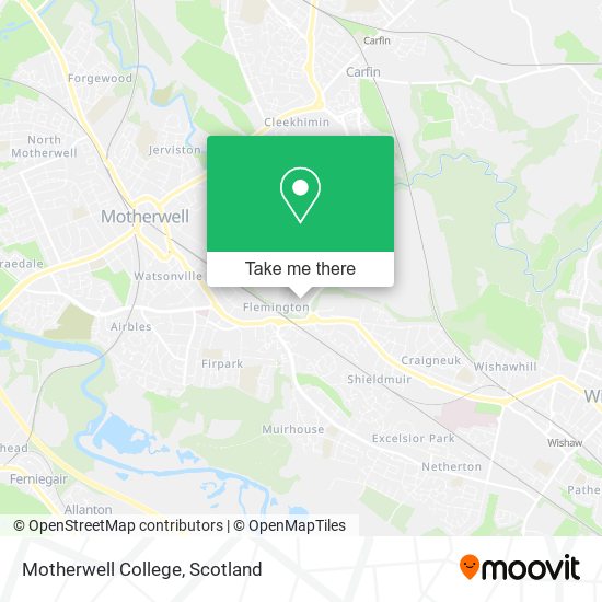 Motherwell College map