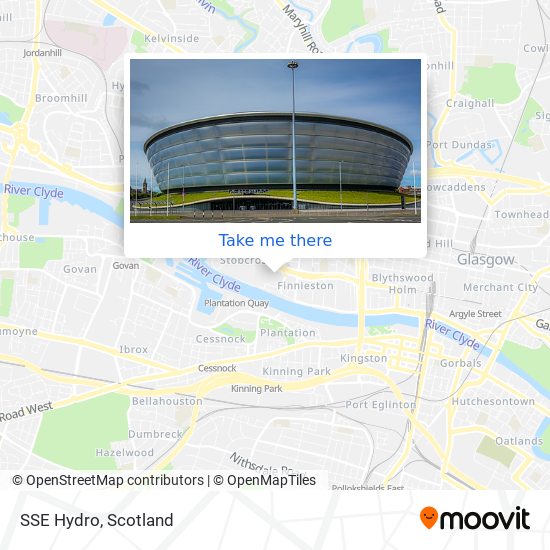 SSE Hydro map