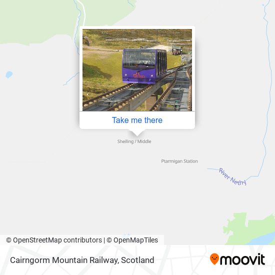 Cairngorm Mountain Railway map
