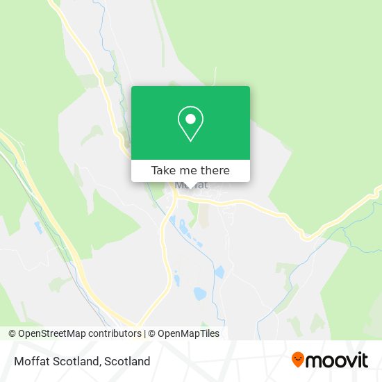 Moffat Scotland map