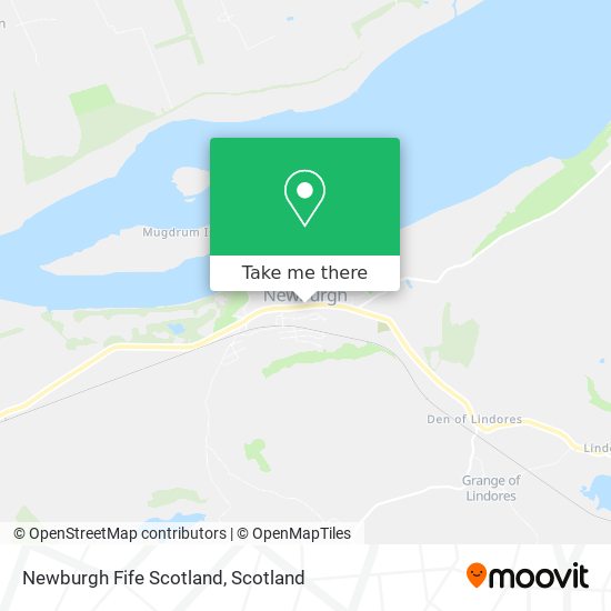 Newburgh Fife Scotland map