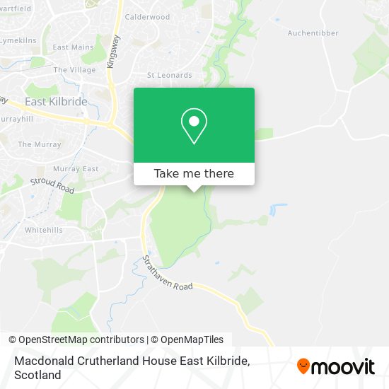 Macdonald Crutherland House East Kilbride map