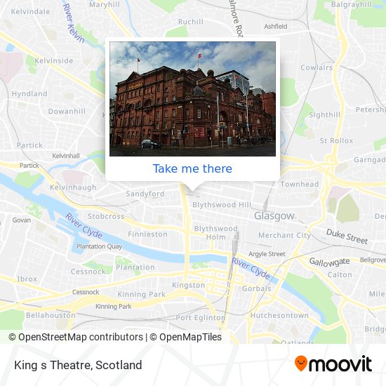 King s Theatre map