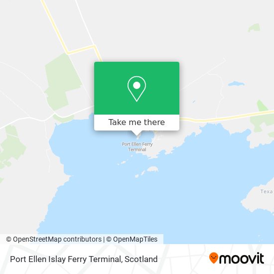 Port Ellen Islay Ferry Terminal map