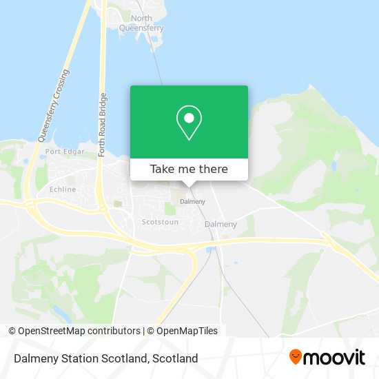 Dalmeny Station Scotland map