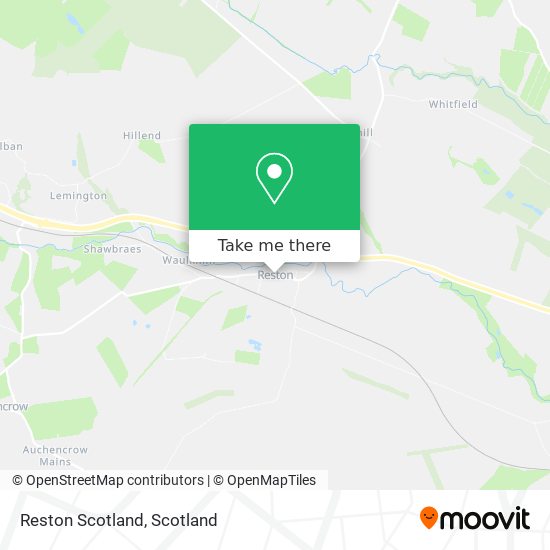 Reston Scotland map