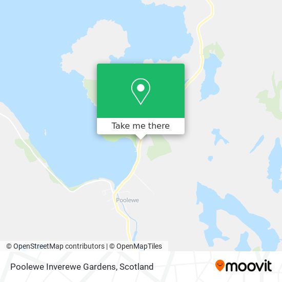 Poolewe Inverewe Gardens map