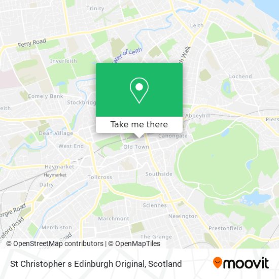 St Christopher s Edinburgh Original map