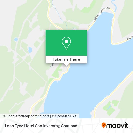 Loch Fyne Hotel Spa Inveraray map