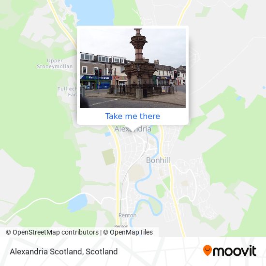 Alexandria Scotland map