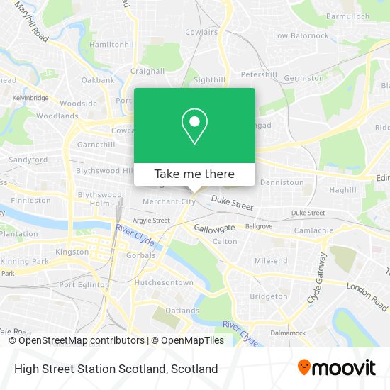 High Street Station Scotland map