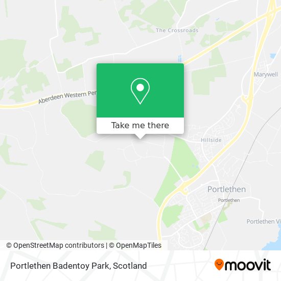 Portlethen Badentoy Park map