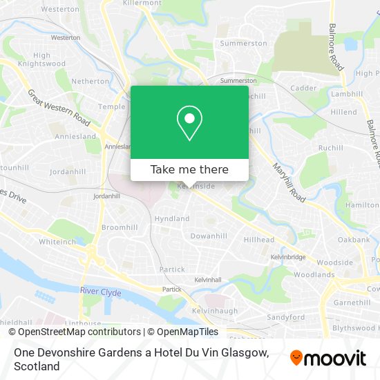 One Devonshire Gardens a Hotel Du Vin Glasgow map