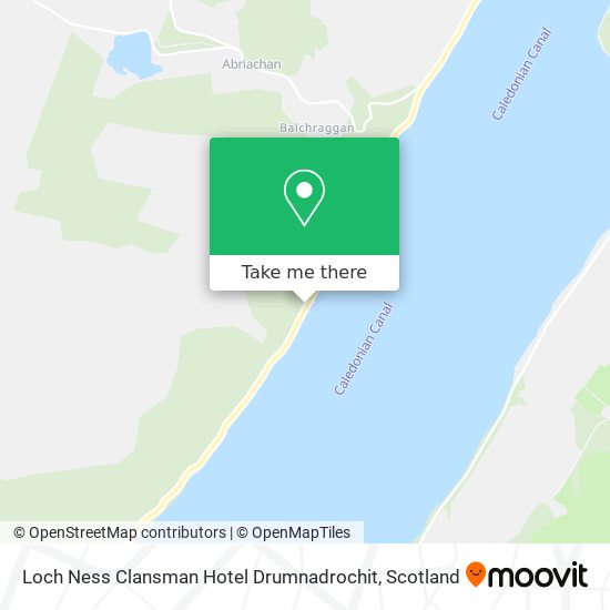Loch Ness Clansman Hotel Drumnadrochit map