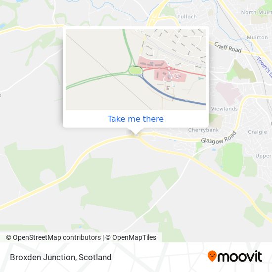 Broxden Junction map