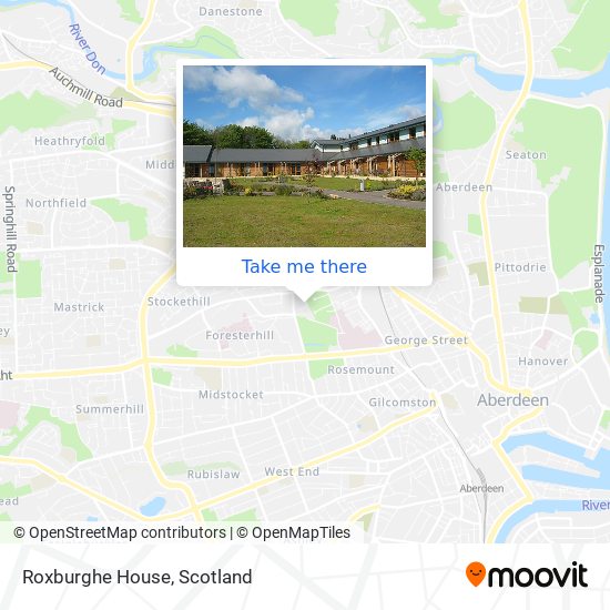 Roxburghe House map
