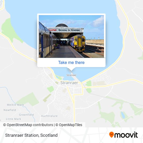 Stranraer Station map