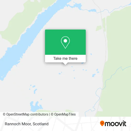 Rannoch Moor map