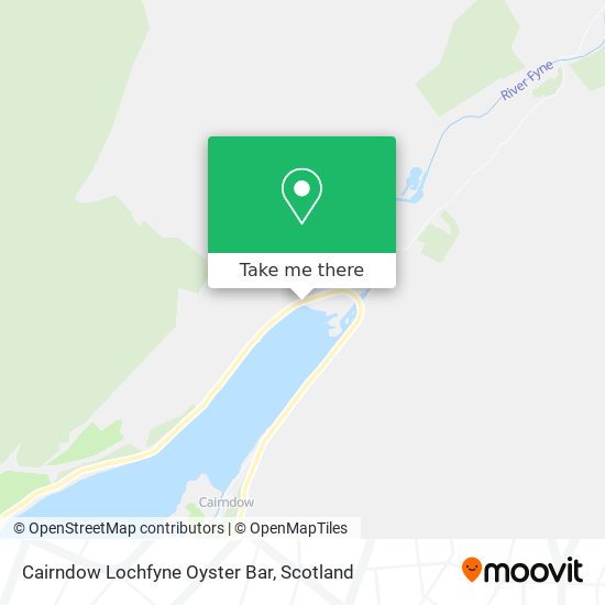 Cairndow Lochfyne Oyster Bar map