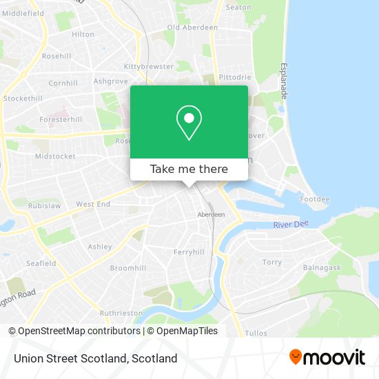 Union Street Scotland map