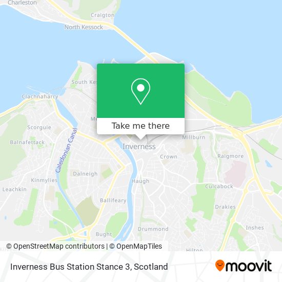 Inverness Bus Station Stance 3 map